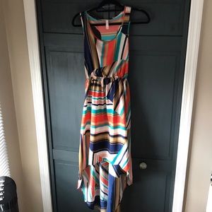High-Low Multi Color Dress